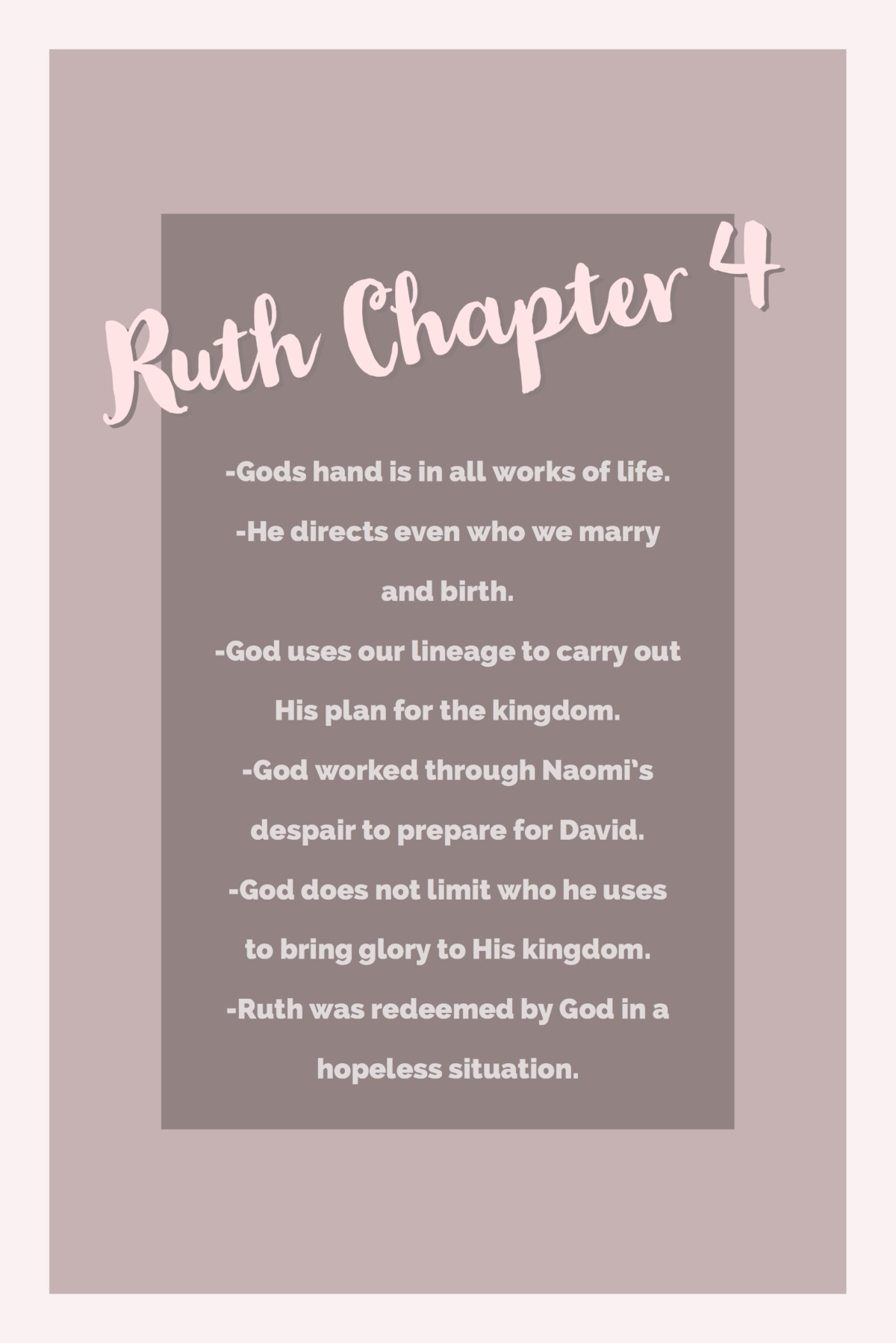 RUTH CHAPTER 4 BOAZ AND RUTH GET MARRIED - Airelle Carr